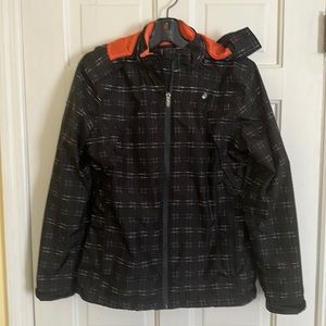 ASICS jacket w/reflective print